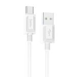 Кабель USB HOCO X73 USB - Type-C, 3A, 1 м, белый