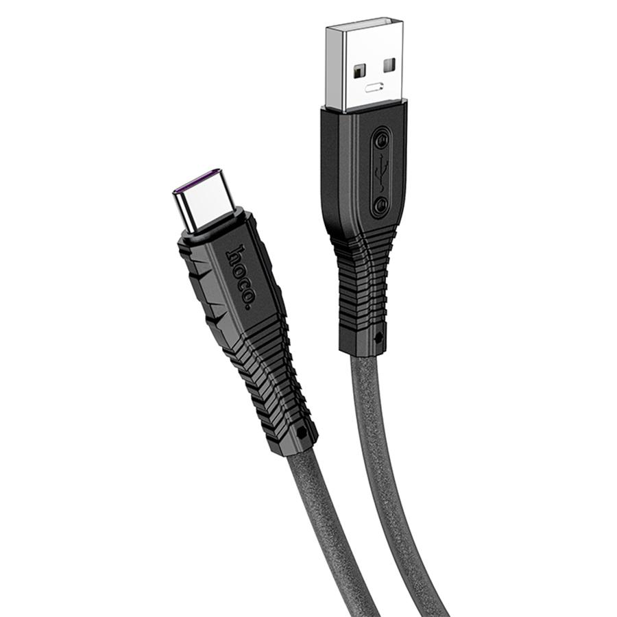 Кабель USB HOCO X67 Nano USB - Type-C, 5A, 1 м, черный