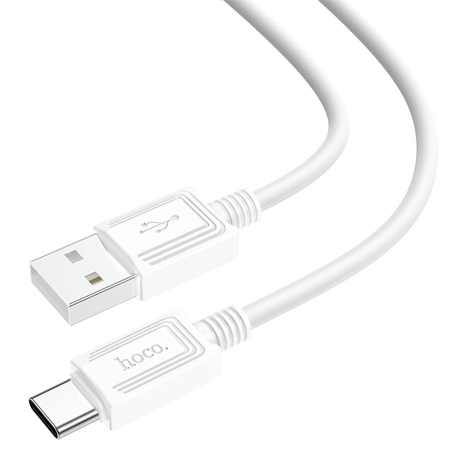 Кабель USB HOCO X73 USB - Type-C, 3A, 1 м, белый