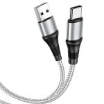 Кабель USB HOCO X50 Excellent USB - Type-C, 2.4А, 1 м, серый