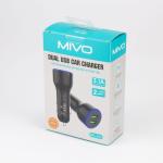 Автомобильное зарядное устройство Mivo MU-342 / 2xUSB / 3.1A