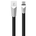 Кабель-Usb Micro HOCO премиум X4 Zinc Alloy металл (1.2м), черный