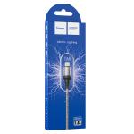 Кабель USB HOCO X50 Excellent USB - Lightning, 2.4А, 1 м, серый