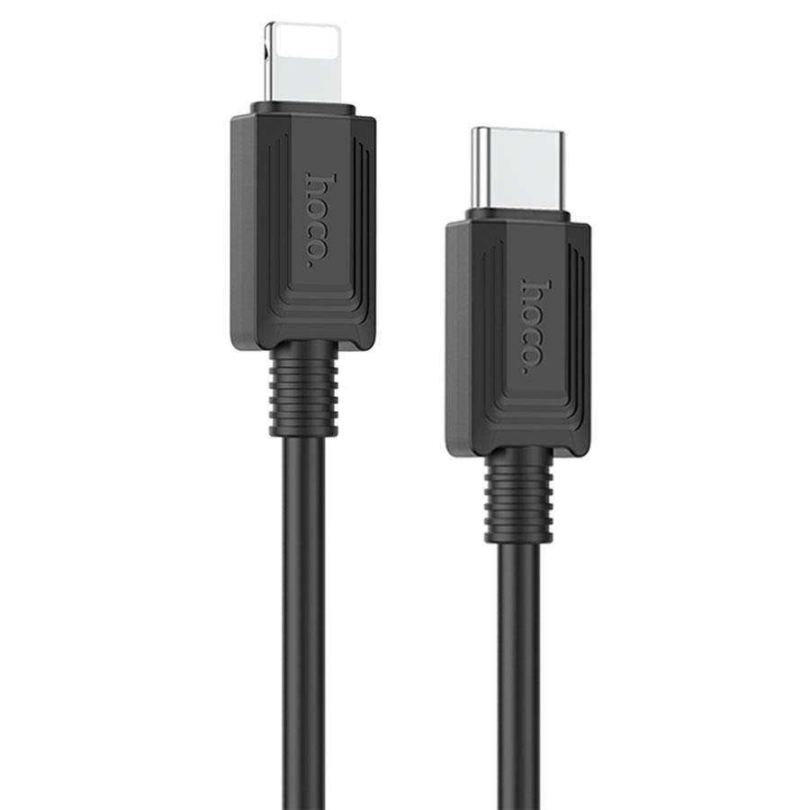 Кабель USB-C HOCO X73 Type-C - Lightning, 20W, 1 м, черный