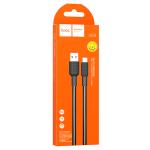 Кабель USB HOCO X69 Jaeger USB - Type-C, 3A, 60W, 1 м, черный+белый