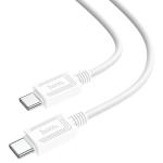 Кабель USB-C HOCO X73 Type-C - Type-C, 60W, 1 м, белый