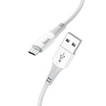 Кабель USB HOCO X70 Ferry USB - MicroUSB, 2.4А, 1 м, белый