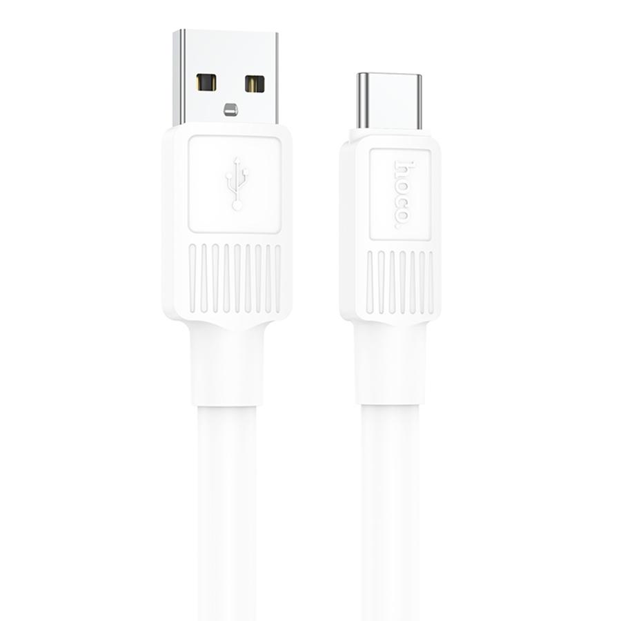 Кабель USB HOCO X84 Solid USB - Type-C, 3A, 1 м, белый