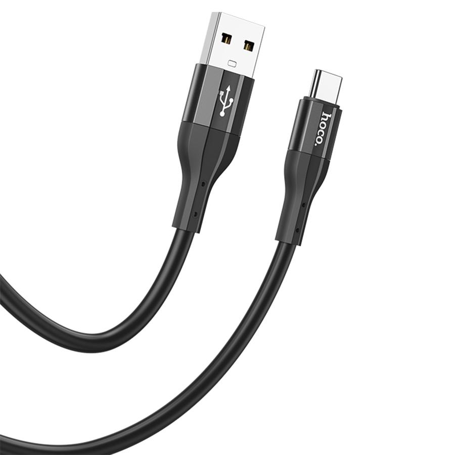 Кабель USB HOCO X72 Creator USB - Type-C, 3A, 1 м, черный