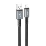 Кабель USB HOCO X85 Strength USB - Lightning, 2.4А, 1 м, черный