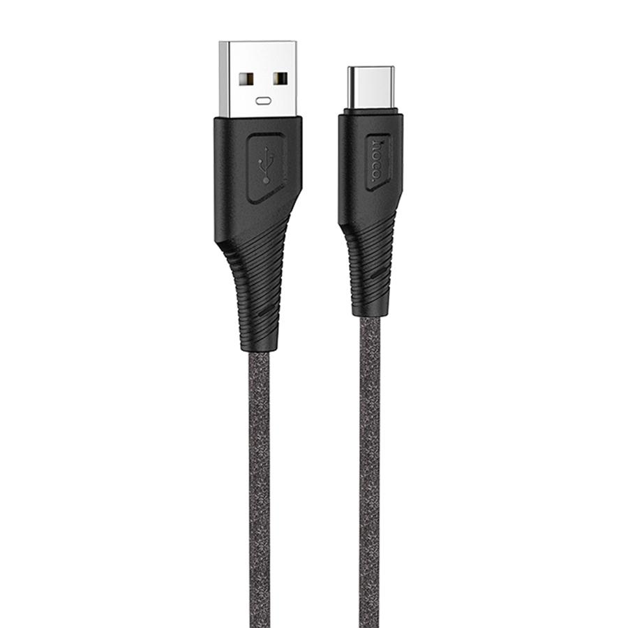 Кабель USB HOCO X58 Airy USB - Type-C, 3A, 1 м, черный