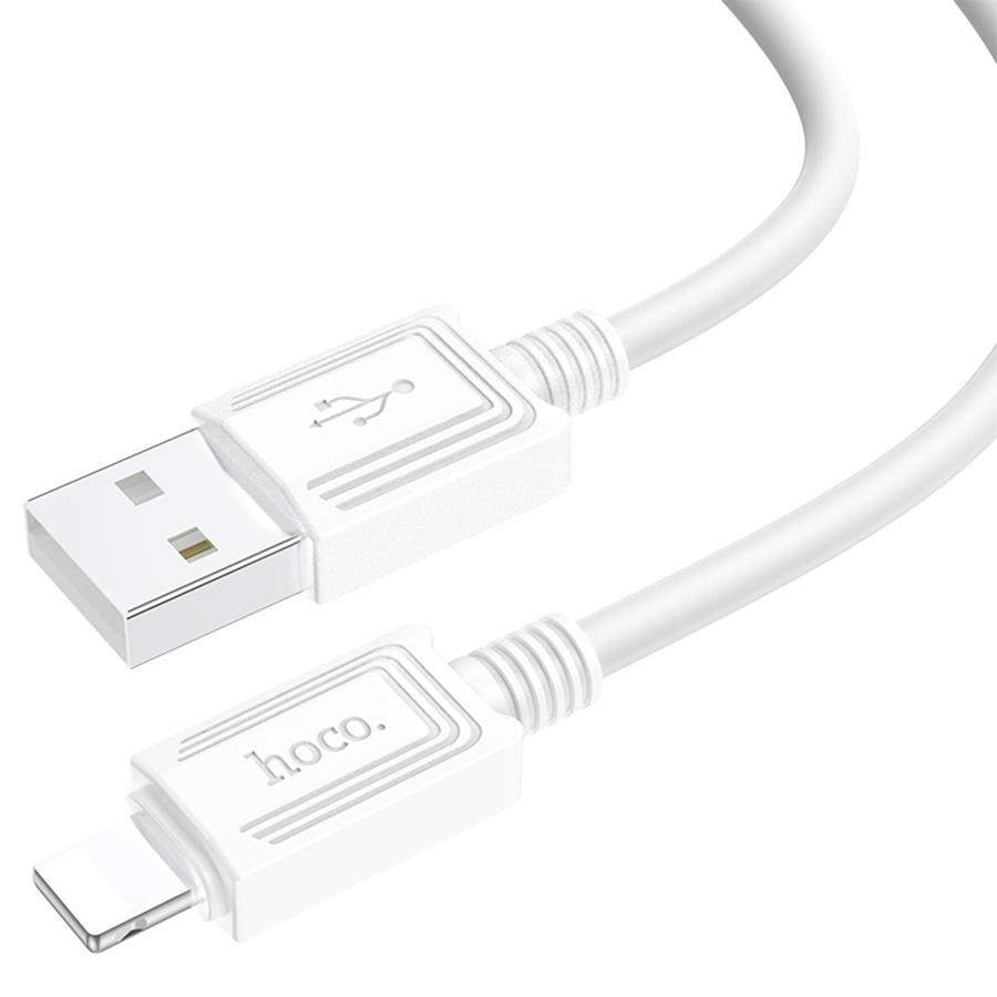 Кабель USB HOCO X73 USB - Lightning, 2.4А, 1 м, белый