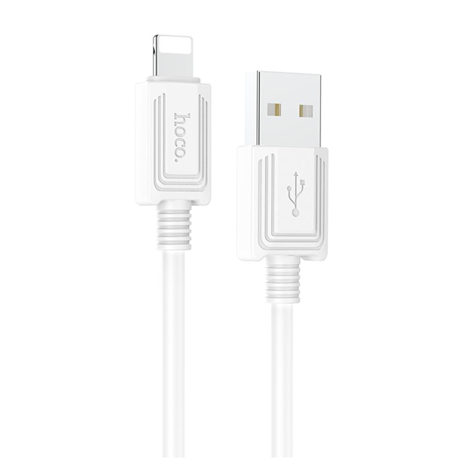 Кабель USB HOCO X73 USB - Lightning, 2.4А, 1 м, белый