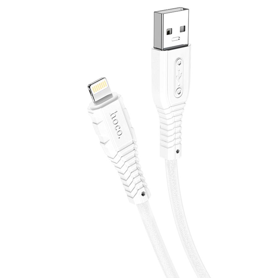 Кабель USB-C HOCO X67 Nano Type-C - Lightning, 20W, 1 м, белый