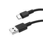 Кабель USB HOCO X29 Superior style USB - Type-C, 3A, 1 м, черный