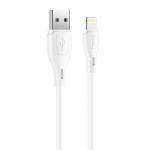 Кабель USB HOCO X61 Ultimate USB - Lightning, 2.4А, 1 м, белый