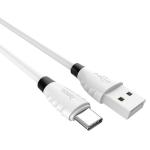 Кабель USB HOCO X27 Excellent USB - Lightning, 2.4А, 1.2 м, белый