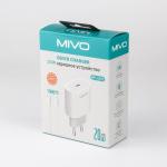 Сетевое зарядное устройство Mivo MP-220T, 20W