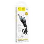 Кабель USB HOCO X38 Cool USB - Lightning, 2.4А, 25 см, черный