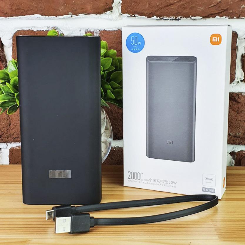 Внешний аккумулятор Xiaomi Mi Power Bank 3 20000 мАч Черный