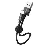 Кабель USB HOCO X35 Premium USB - Type-C, 3A, 25 см, черный