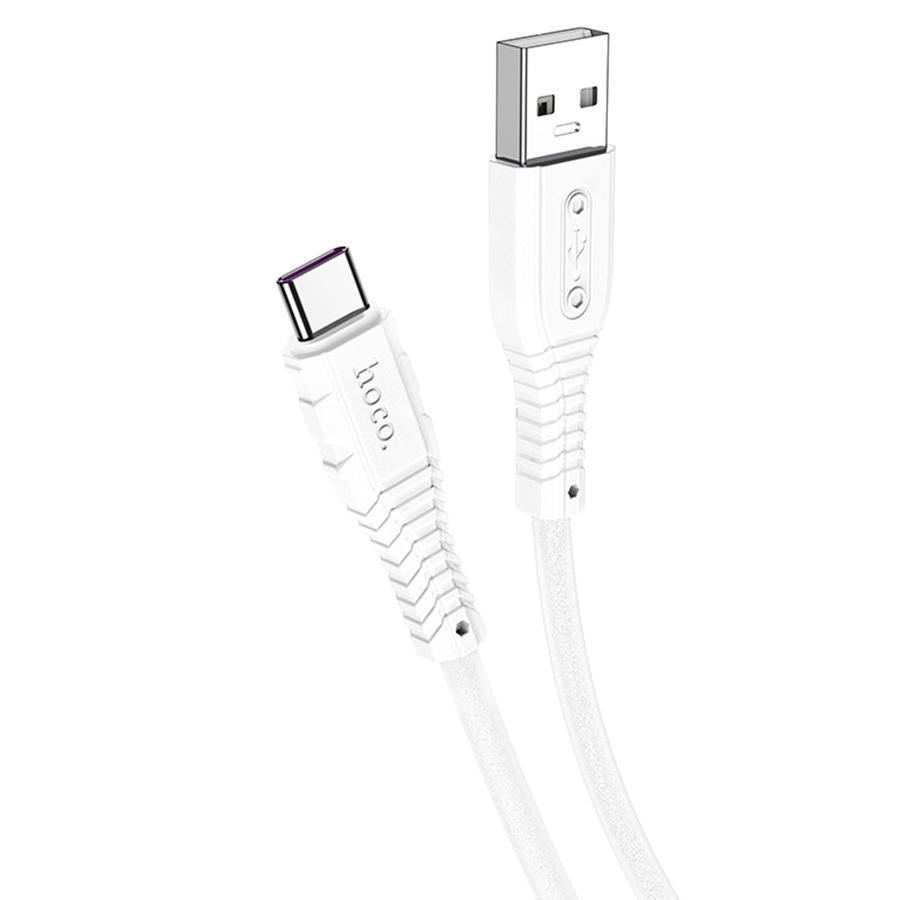 Кабель USB HOCO X67 Nano USB - Type-C, 5A, 1 м, белый