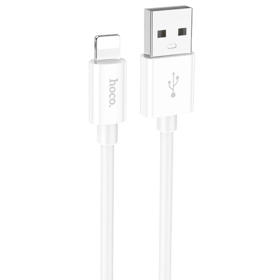 Кабель USB HOCO X87 Magic USB - Lightning, 2.4А, 1 м, белый