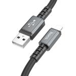 Кабель USB HOCO X85 Strength USB - Lightning, 2.4А, 1 м, черный