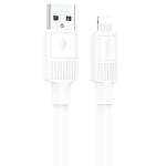 Кабель USB HOCO X84 Solid USB - Lightning, 2.4А, 1 м, белый