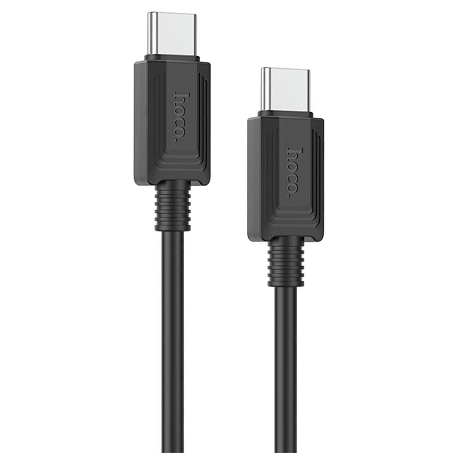 Кабель USB-C HOCO X73 Type-C - Type-C, 60W, 1 м, черный