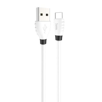 Кабель USB HOCO X27 Excellent USB - Lightning, 2.4А, 1.2 м, белый