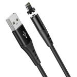 Кабель USB HOCO X60 Honorific USB - Lightning магнитный, 2А, 1 м, черный